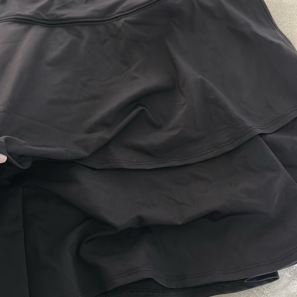 Lands' End Black Swim Skirt Tiered - Picture 3 of 8